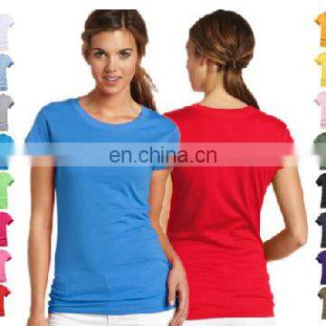 custom printing 100% American Cotton T-shirt women