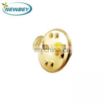 Brass stick pin clutch for badge back BU101 in gold color