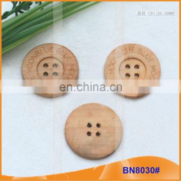 Natural Wooden Buttons for Garment BN8030