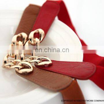 BT0639 Fashion Candy Color PU Leather Alloy Buckle Graceful Women Belt for Dress Cheap Dress Belts photo-6