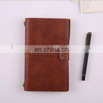 Creative A6 Leather Travel Notebook Refillable Paper Journal Notepad photo-3
