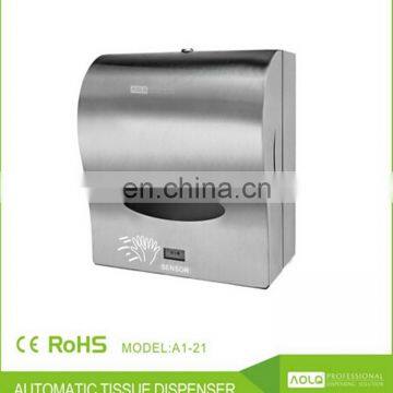 automatic hand paper tissue dispenser for toilet,electric stainless steel toilet paper holder