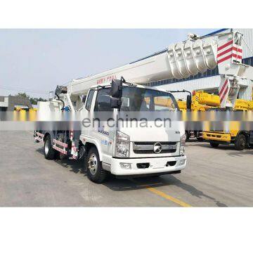 8tonsmall China 4wd fuel consumption of hydraulic truck mounted crane