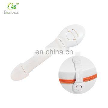 Full White Cabinet Safety Locks/plastic Locks With Strap photo-3