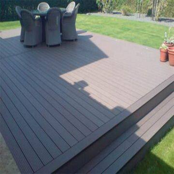 Fire Resistant Outdoor Synthetic Teak Floor WPC Cheap Composite PVC Decking