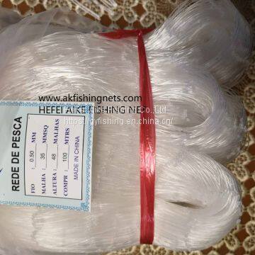 (Red de Pesca Monofilamento)High Quality Crystal Fishing Nets ,soft and Shine,depthway, Twine Selvage,strong Double Knot photo-2