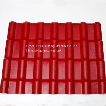 ASA Sythetic Resin Roof Tile UPVC Spanish Roofing Sheet