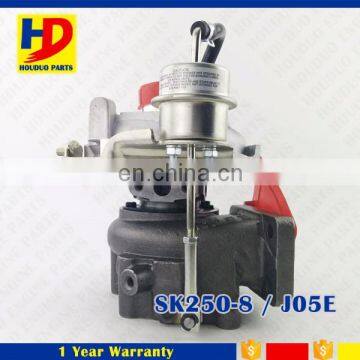 SK250-8 Diesel Engine Turbo J05E For Hino Turbocharger