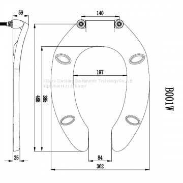 Commercial PP Toilet Seats photo-3