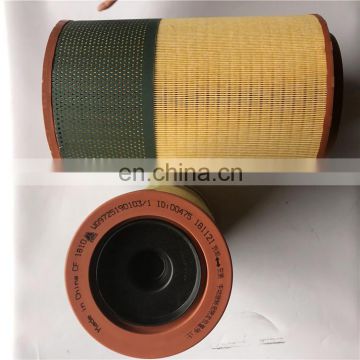 Sinotruk Howo Truck Parts WG9725190102 Air Filter