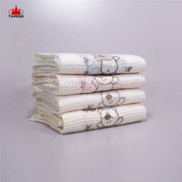 100%acrylic frilly tricot knit blanket shawl throw with flange