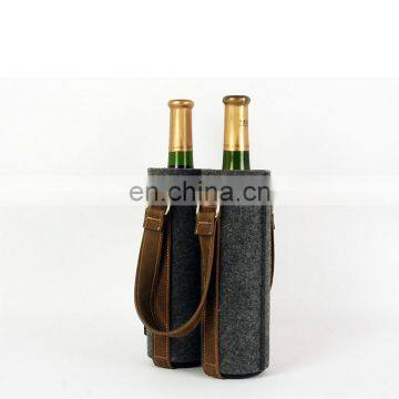 Single Felt Wine Bottle Carrier Tote Gift Bag photo-6