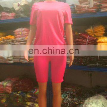 Wholesale Custom Logo 2 Piece Biker Shorts and Crop Top Matching Set Women photo-7