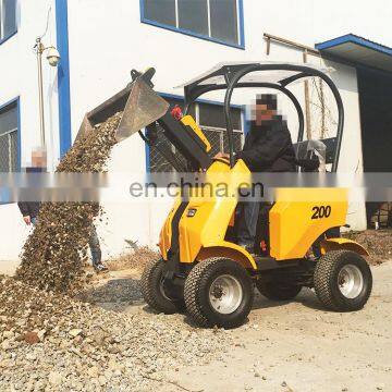 Chinese Small Wheeled Articulated Mini Loader photo-7