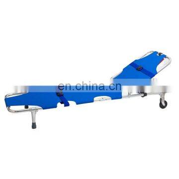 professional manufacturer to produce aluminum alloy foldaway stretcher with wheels