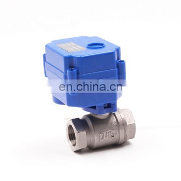 Motorized Ball Valve  2 way   brass ss304  Motorized Ball Valve Electric Actuator Valve 5v 3.6v 12v 24v 110v 220v DN15 DN20