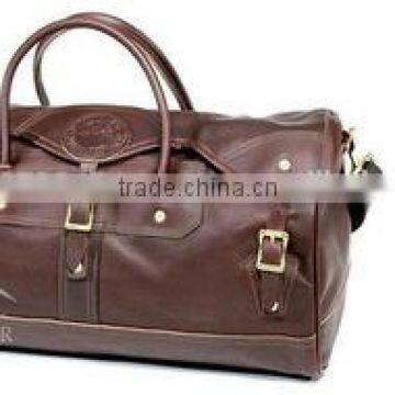 genuine leather travel bag