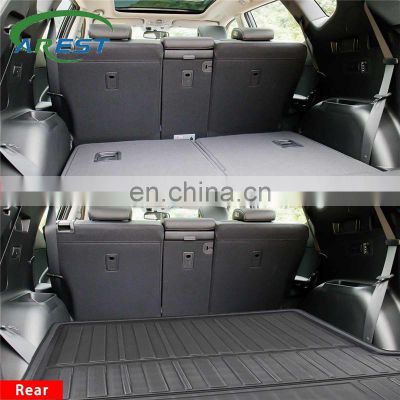 Car Tray Boot Liner Cargo Rear Trunk Cover Matt Mat Boot Liner Floor Carpet Mud Non-slip For Hyundai Santa FE 2019 2020