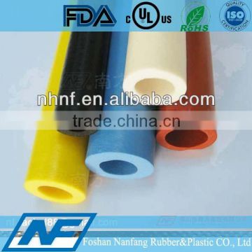 waterproof silicone white foam pipe insulation