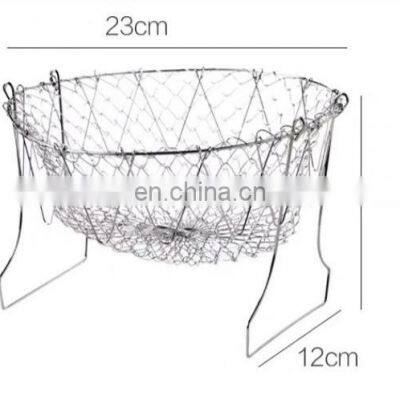 Stainless Steel Fry Chip Frying Deep Fryer Basket
