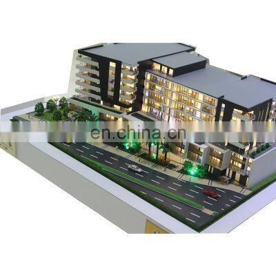 AU house model for real estate , beautiful light effect with miniature building model