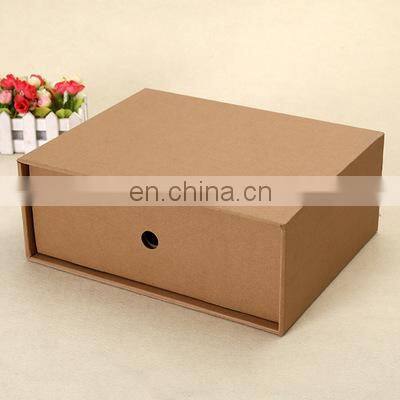 Kraft Folding Mailer Boxes Brown Corrugated Paper Corrugated Board Box for Shoe photo-3