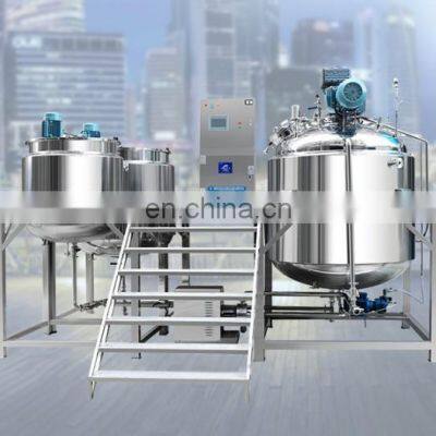 stainless steel liquip soap homogenizer mixing tank