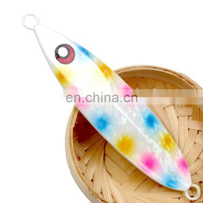 Metal Spoon Fishing Lure Wobblers  Lead Jigs Bait 250g luminous vertical jigging lure  For Sea Big Game Lure Fishing