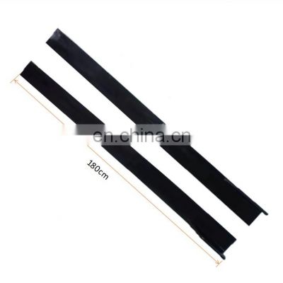 Honghang Factory Auto Parts Side Skirts For Car ,  ABS Material Carbon Fiber Side Skirts Extension Type F For All Coupes