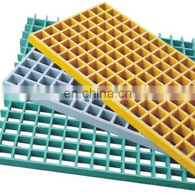 Factory supply frp grp grating with Square Mesh 38*38mm height 38mm