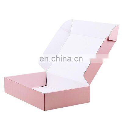 Customised corrugated cardboard shipping packaging folding paper board big compostable carton square boxes