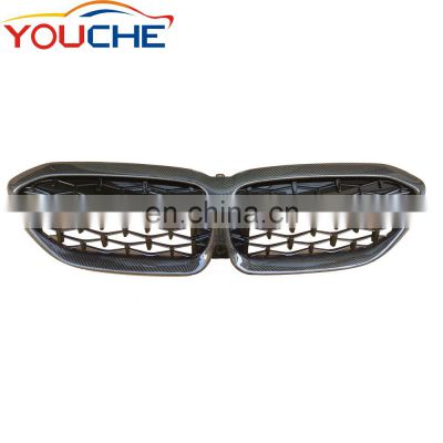 Carbon fiber diamond grille for BMW 3 series G20 G28 2019+