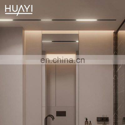 HUAYI New Product Aluminum Indoor Grille Lamp Home Kitchen Office Magnetic Rail Installation LED Track Light photo-3