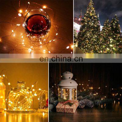 10M 100 Leds Battery Waterproof IP44 Led Christmas Tree Decoration Outdoor Christmas String Light Led Fairy String Light photo-4