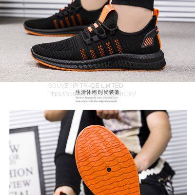 Fashion Fly Weave Upper Sport Shoes High Quality Shoes Men Sport Running 2021men sneakers Mens Casual shoes walking