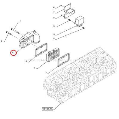 FPT IVECO CASE Cursor11 EURO 6 F3GFE613A B001 5801863562/5801690111 air inlet manifold 504074687