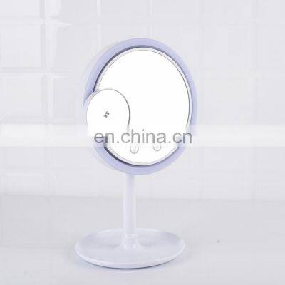 5x magnifying led makeup mirror glass frameless cos led make up mirror with light