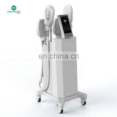 Oman Beauty professional highly focused arm contours muscle stimulation 4 work handles for beauty equipment machine