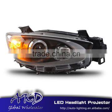 AKD Car Styling for Mazda CX-5 LED Headlights A-Type 2012-2014 CX-5 LED Head Lamp Projector Bi Xenon Hid H7 photo-4