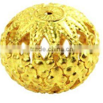 Brass filligree brass jewelry findings