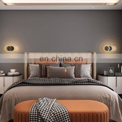 Indoor Wall Lamp Decor Clock Mounted Lights Modern Home Hotel Led Simple Wall Light