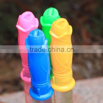 flower cap bubble soap wand for kids/children