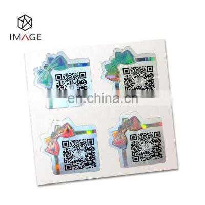 Scannable Hologram QR Code Label for Verification