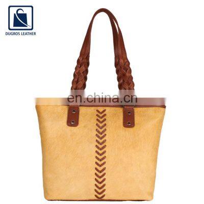 2022 Exclusive Range of High Quality Wholesale Cotton Lining Women Genuine Leather Handbag for Bulk Purchase