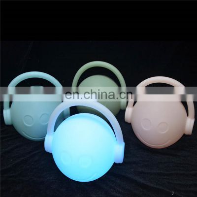 speaker cooler lantern portable PE plastic TWS function hot sale Led Light Cordless Portable Music LED Lantern Speaker