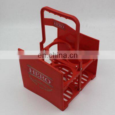 Plastic Foldable 4 or 6 Pack Bottle Plastic Beer Carrier