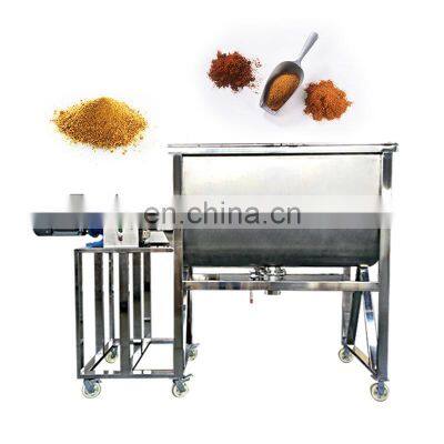 500L Protein Deterg Spice Flour Machine Small Blender Commercial Powder 300 Kg Ribbon Mixer With Heat