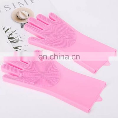 Hot Selling Dog Pet Grooming Bath Deshedding Shower Massage Brush Pet Gloves