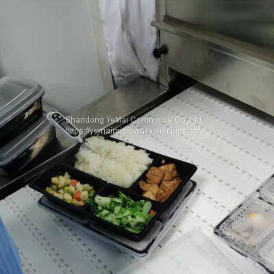 Tunnel Microwave Heating Oven for Ready Meal, Commercial Fast Food Heating Machine photo-4