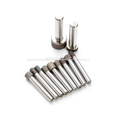 Customized electroforming grinding rod, Japanese casting process, diamond grinding tool, zirconia ceramic, sapphire deep hole drill